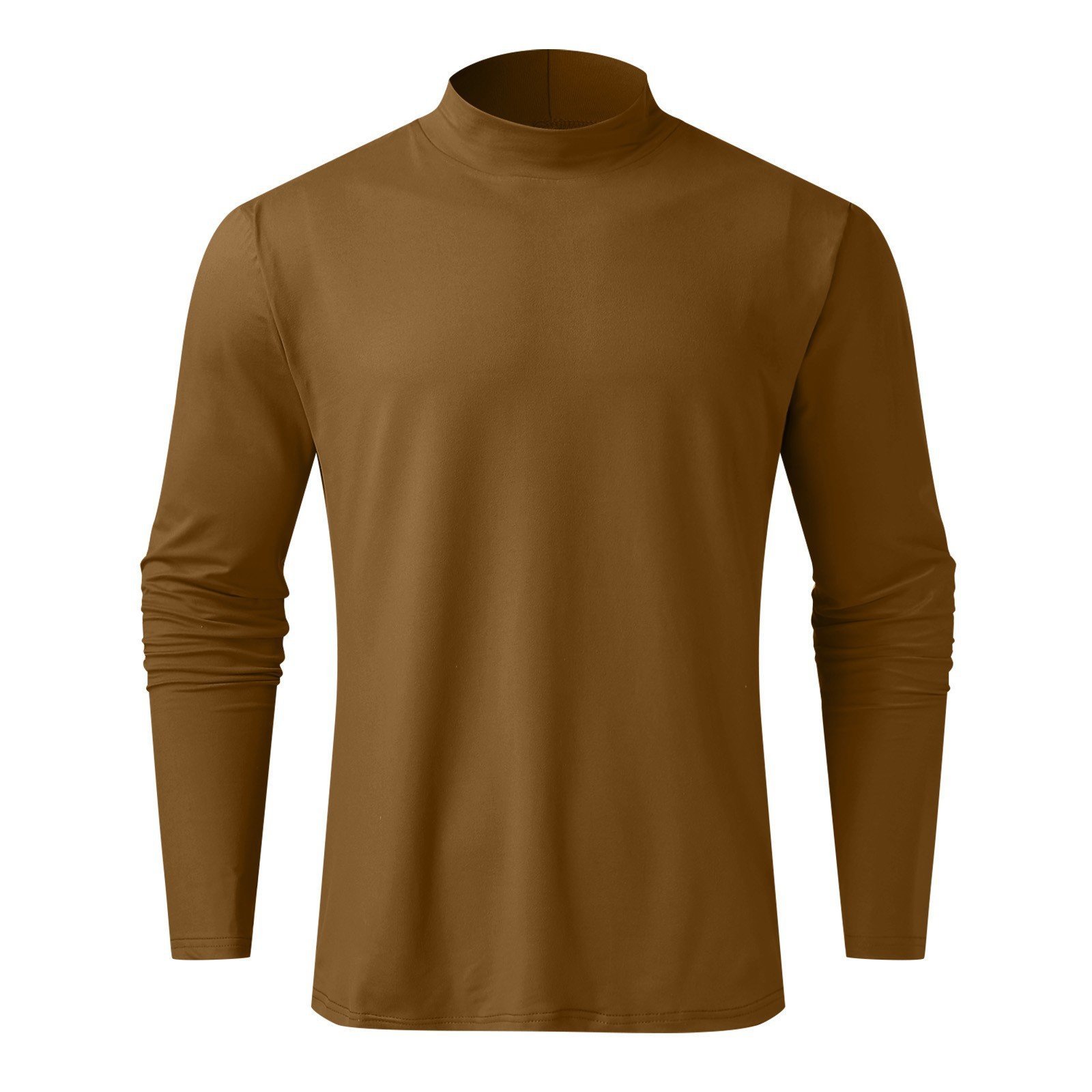🔥Mens High Neck Slim Fit Long Sleeve T-shirt