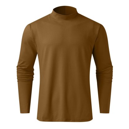 🔥Mens High Neck Slim Fit Long Sleeve T-shirt