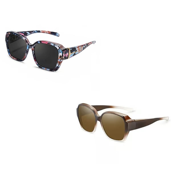 🎉Buy 1, Get 1 Free😎New trendy 2026 round cat-eye sunglasses—polarized with UV400 protection🕶️