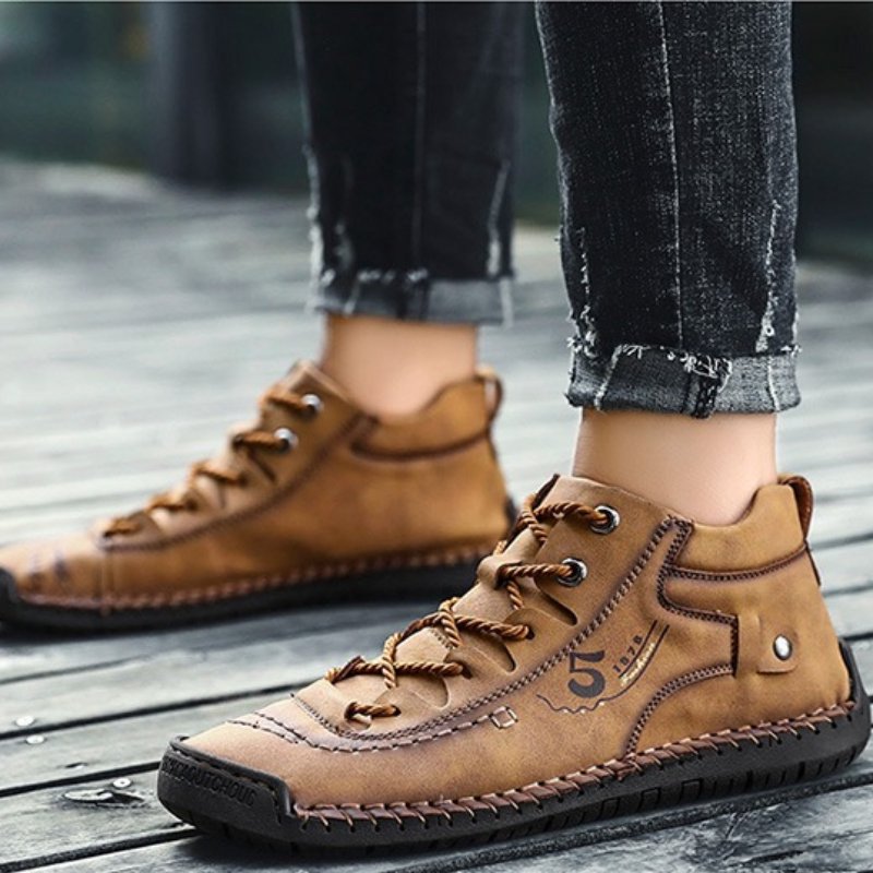 ⏰Promotion - 70% OFF🔥Soft Leather Vintage Orthotic Shoes for Men