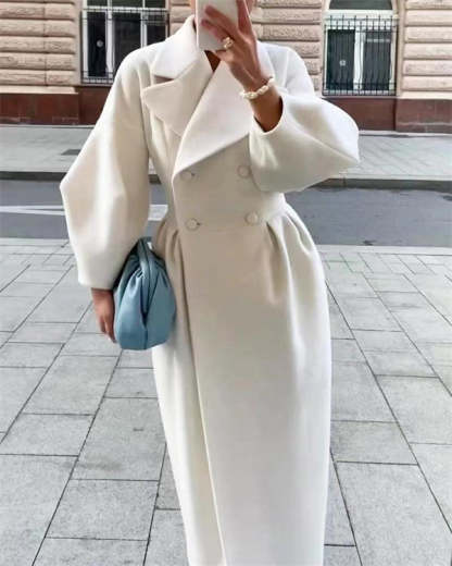 🔥Lapel lantern vintage wool coat