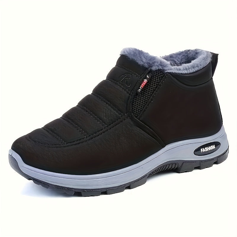 Womens Waterproof Snow Boots with Cushioned Insole and Grip