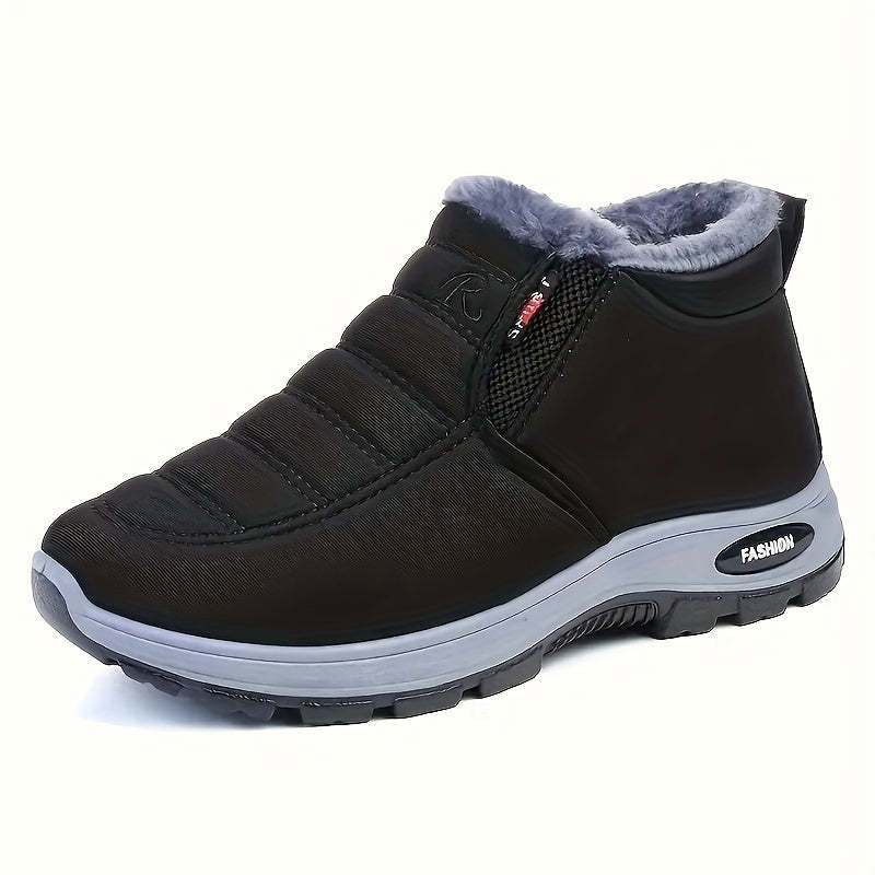 Womens Waterproof Snow Boots with Cushioned Insole and Grip