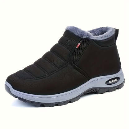 Womens Waterproof Snow Boots with Cushioned Insole and Grip