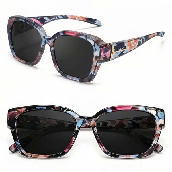 🎉Buy 1, Get 1 Free😎New trendy 2026 round cat-eye sunglasses—polarized with UV400 protection🕶️