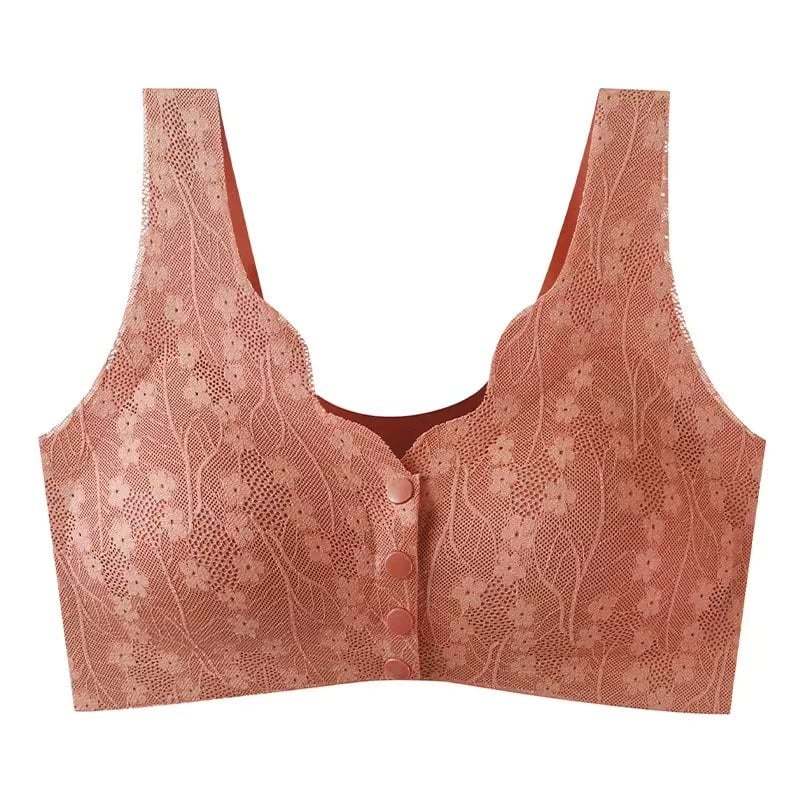 Front-Open Wire-Free Bra for Middle-Aged and Elderly