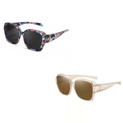 🎉Buy 1, Get 1 Free😎New trendy 2026 round cat-eye sunglasses—polarized with UV400 protection🕶️