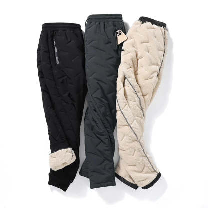 🔥Men's Winter Lambskin Snow Pants