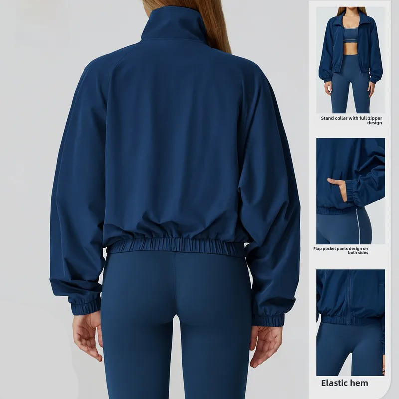 🔥2025 NEWS Women's Sports Jacket Hooded Long Sleeve Zipper Quick Dry Nylon Spandex Blend Yoga Running Outdoor Activities