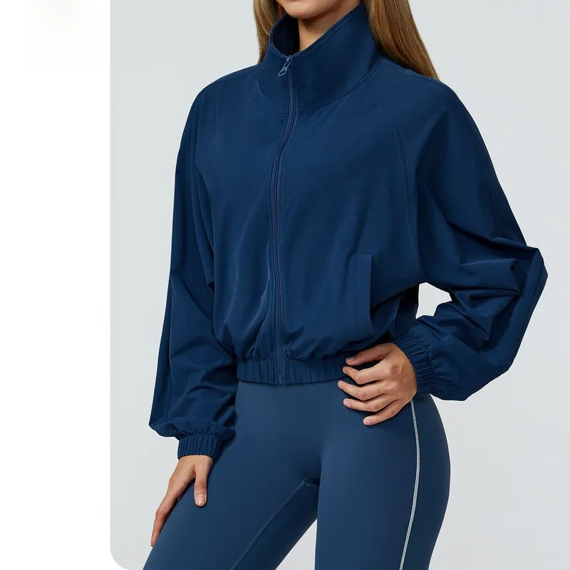 🔥2025 NEWS Women's Sports Jacket Hooded Long Sleeve Zipper Quick Dry Nylon Spandex Blend Yoga Running Outdoor Activities