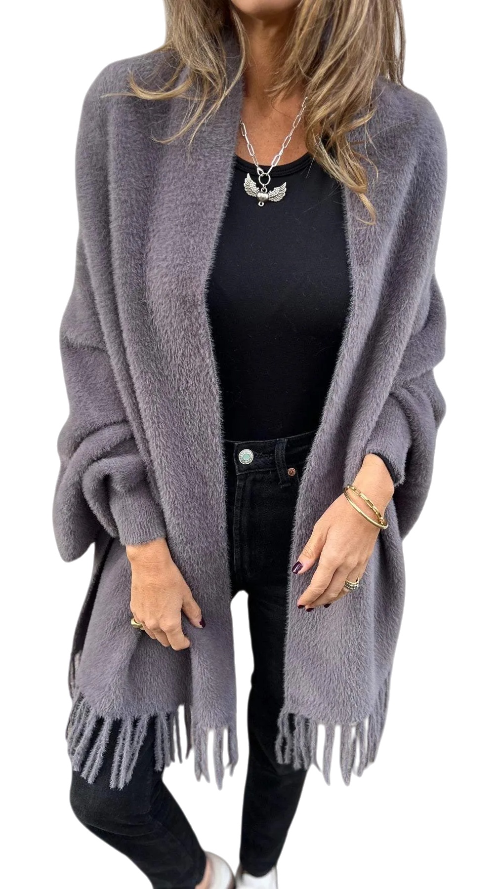 🔥Stylish Autumn Coat with Scarf