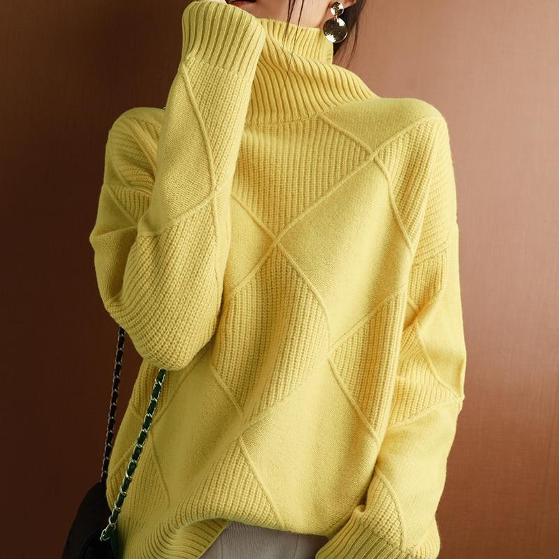 KASCHMIR - Cozy sweater with turtleneck