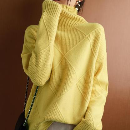 KASCHMIR - Cozy sweater with turtleneck