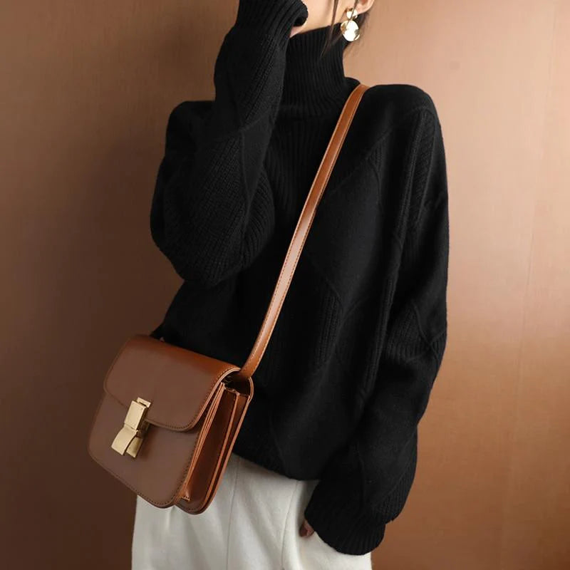 KASCHMIR - Cozy sweater with turtleneck