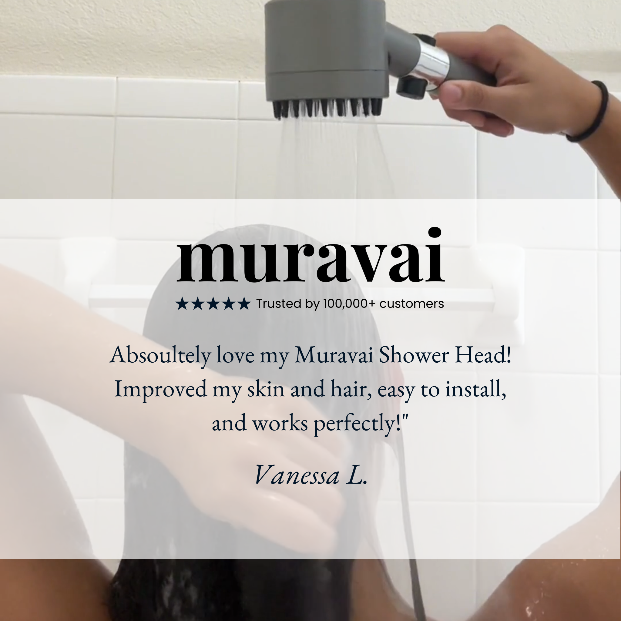 A brand new packaging experience, Filter Shower Head™