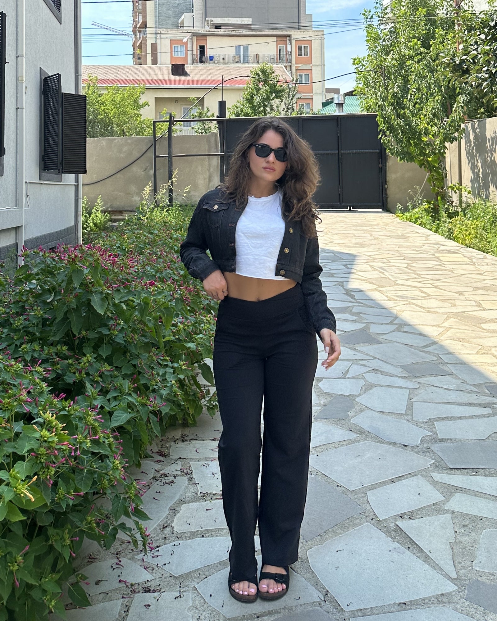 🔥Wide Leg High-Waist Casual Pants 31