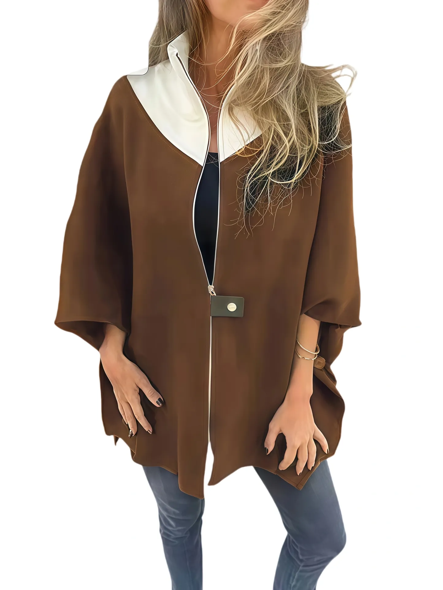 🔥Women's Casual Stand Collar Half-zip Jacket