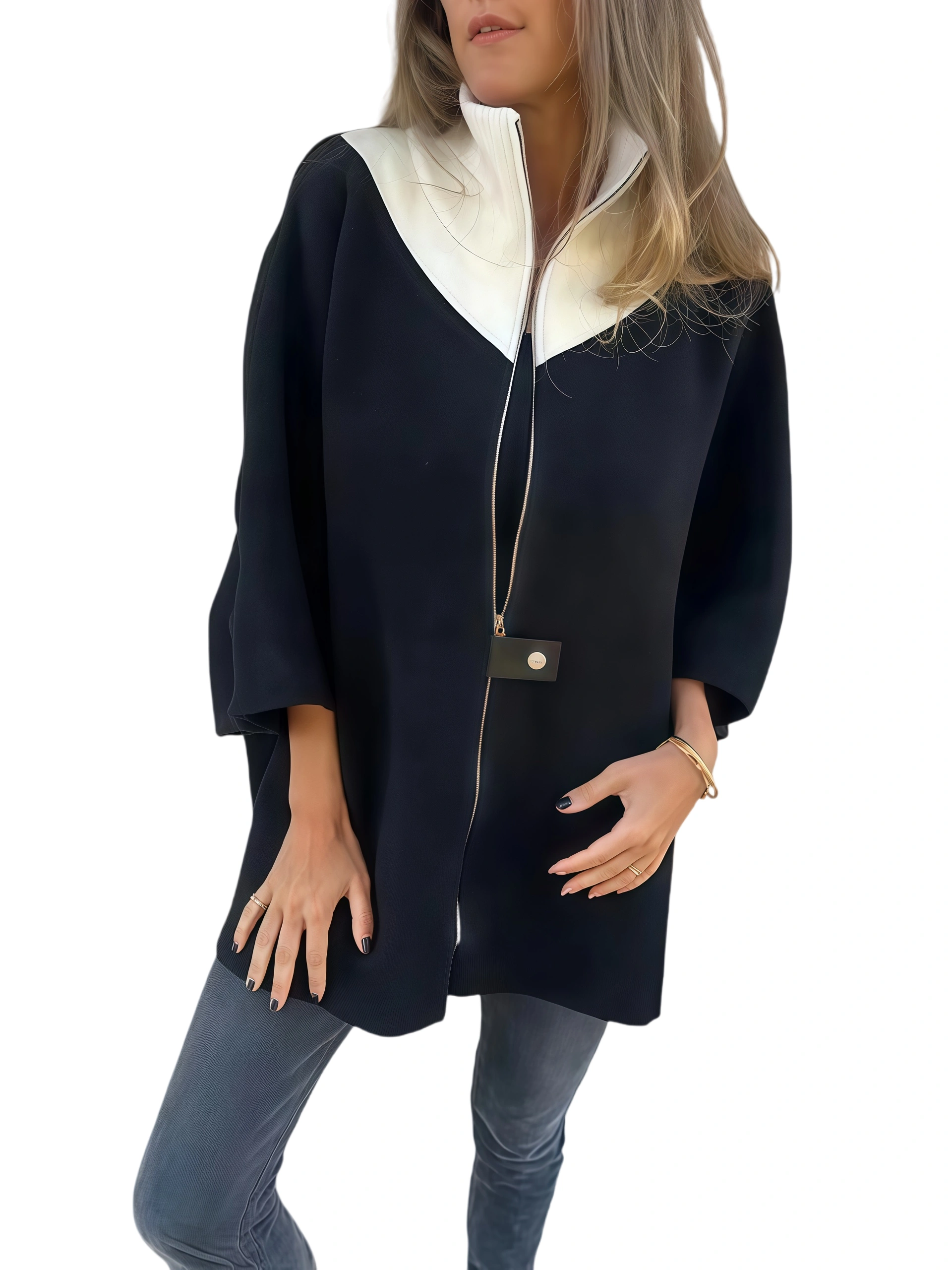 🔥Women's Casual Stand Collar Half-zip Jacket