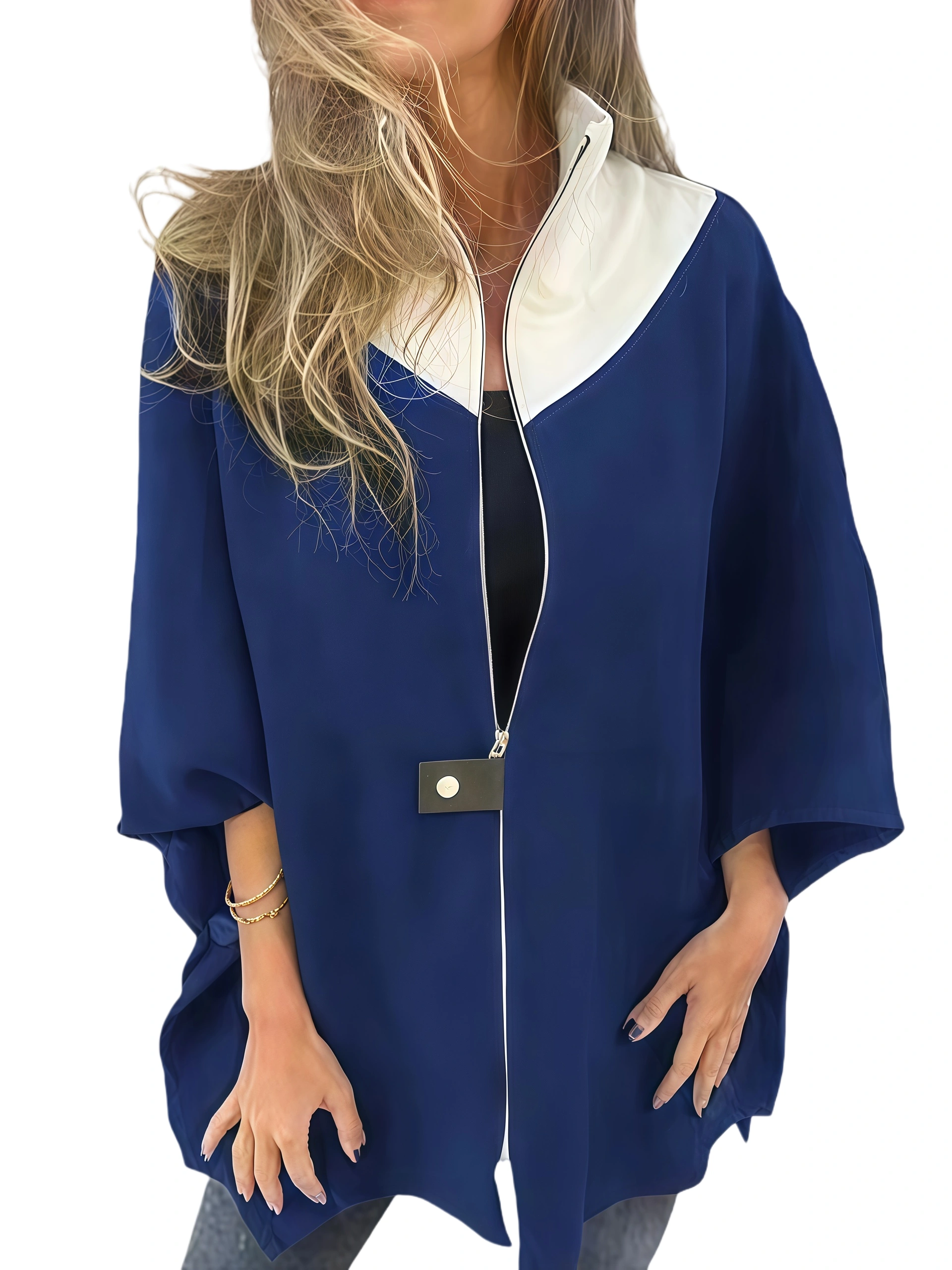 🔥Women's Casual Stand Collar Half-zip Jacket