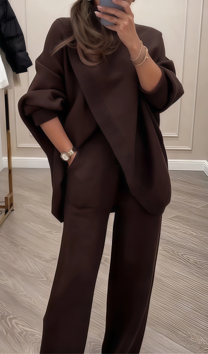 ⏳Time-Limited Special⏰Women's 2-Piece Oversized Sweater & Pants Set