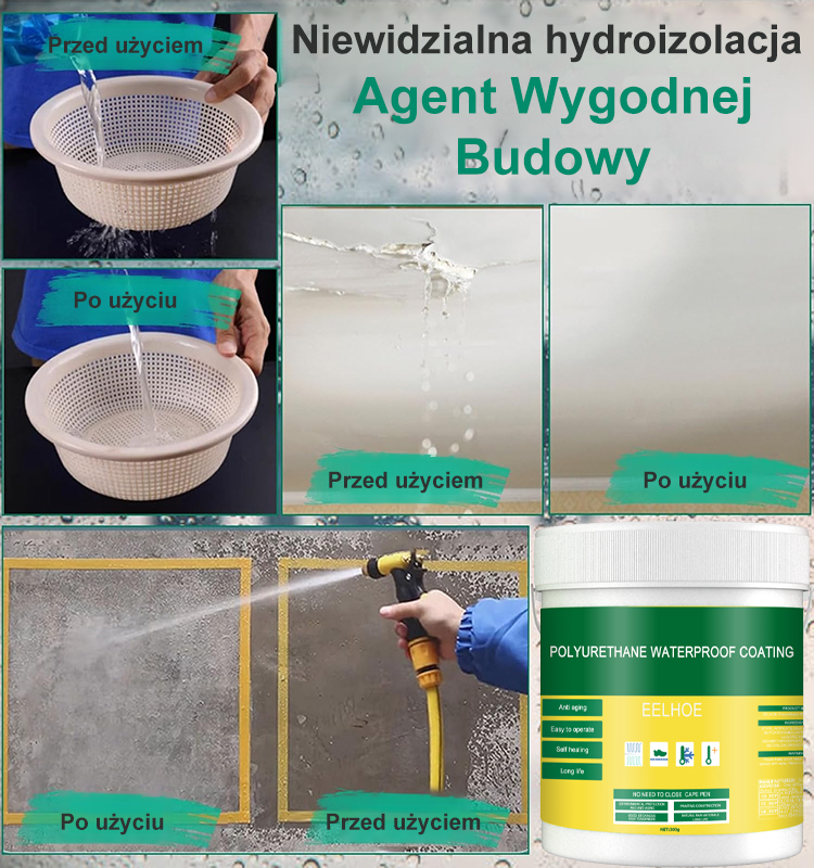【Leczy w 15 sekund】Uszczelniacz wodoodporny, który nie przecieka przez dziesięć lat 💧💧💧Dach nie będzie przeciekał przez 30 lat.