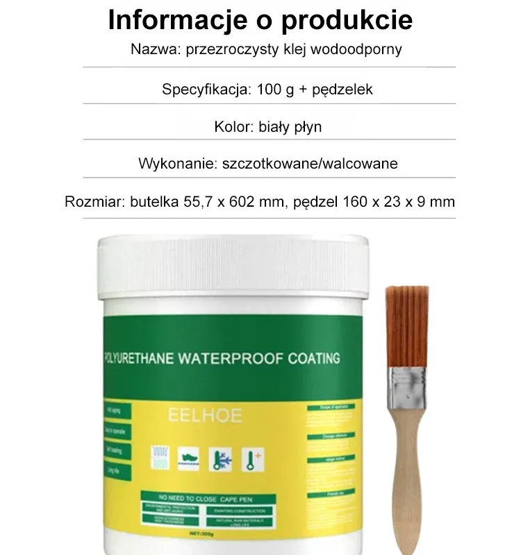 【Leczy w 15 sekund】Uszczelniacz wodoodporny, który nie przecieka przez dziesięć lat 💧💧💧Dach nie będzie przeciekał przez 30 lat.