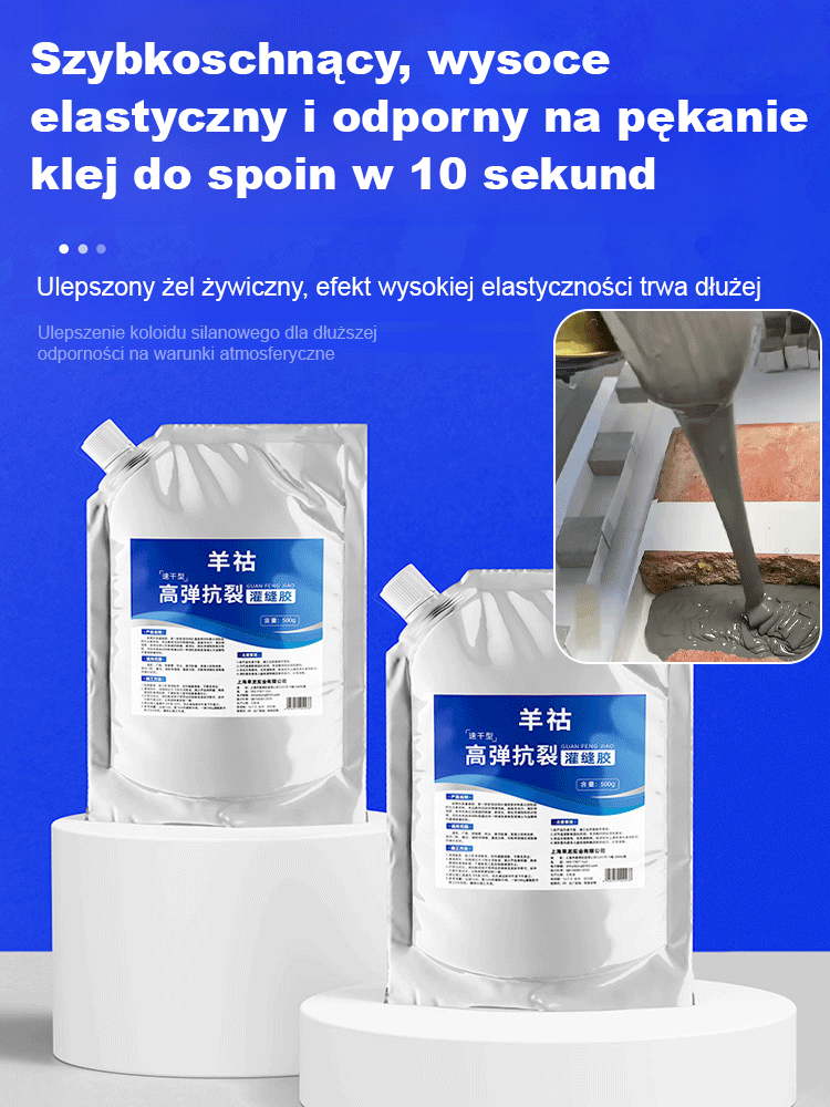 【10-sekundowa szybkość schnąca】Klej do wylewania napraw szczelin w dachu i podłodze💧Naprawa przecieków i pęknięć w całym domu podczas jednej wizyty