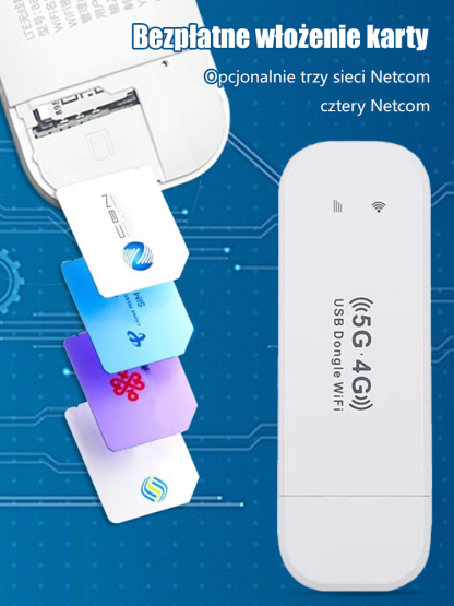 【Szybka sieć 5G w dowolnym miejscu i czasie】przenośny bezprzewodowy router Wi-Fi✨✨✨Bezpłatny dostęp do Internetu dla całej rodziny