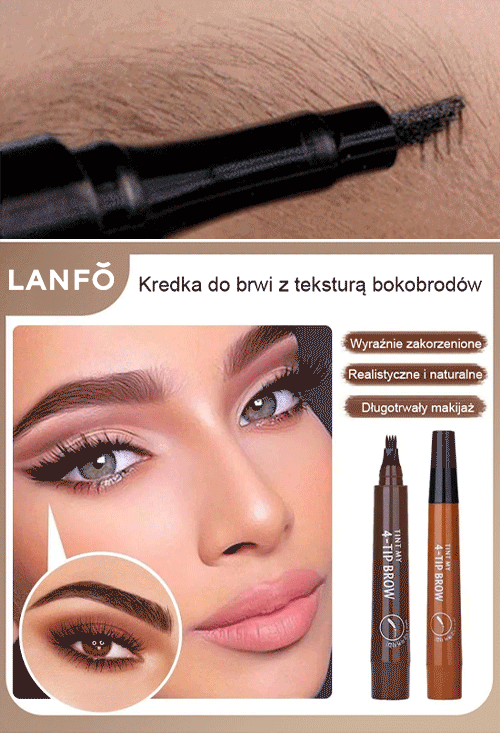 【Naturalne brwi z grypy włosów w 15 sekund】Kredka do brwi w płynie Bionic✨Łatwy w użyciu nawet dla początkujących wizażystów