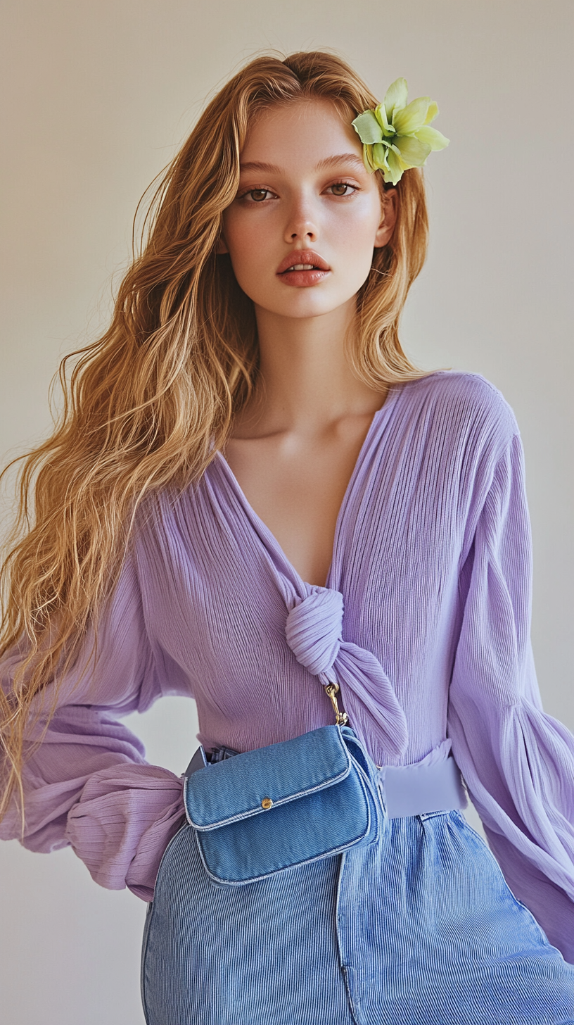 Purple sweater jacket