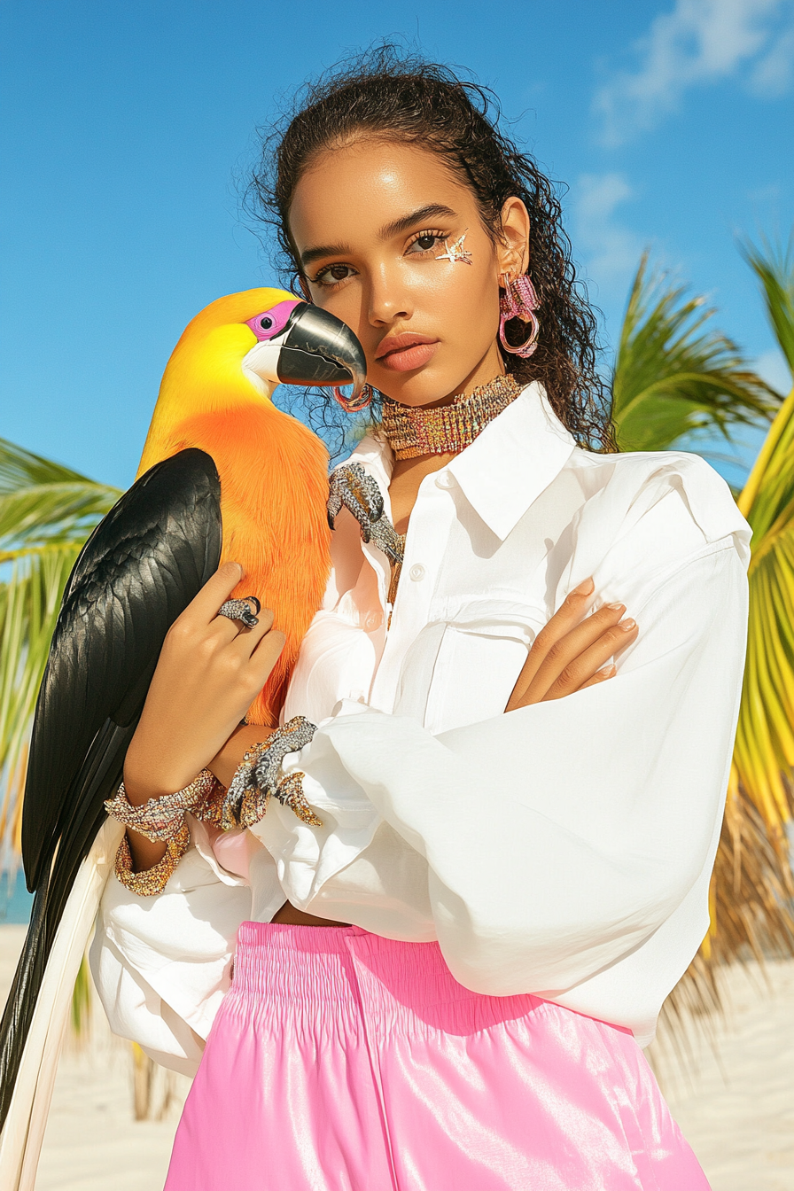 Chic Ruffled Sleeve Top