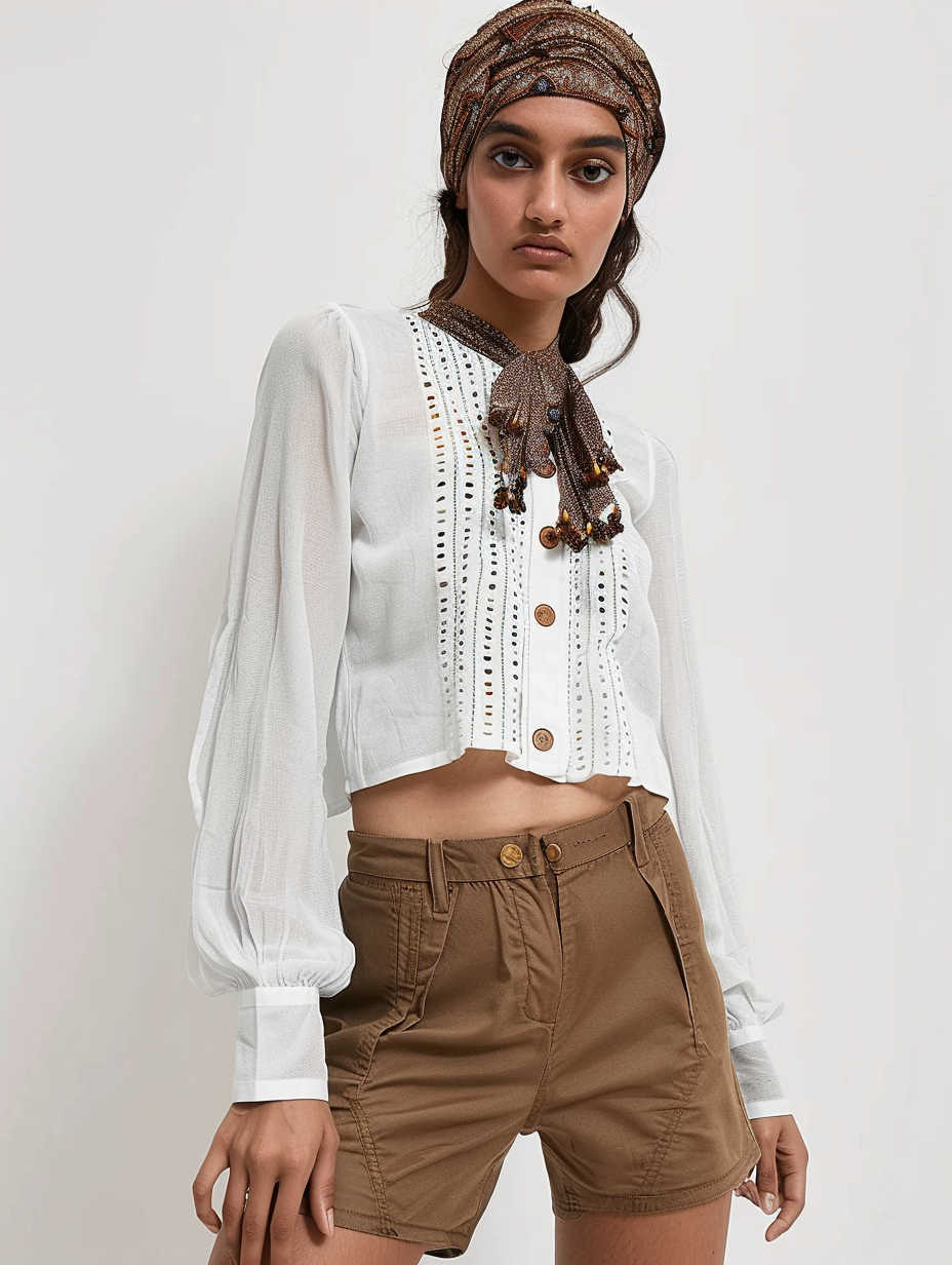 Trendy Peplum Blouse for Curves