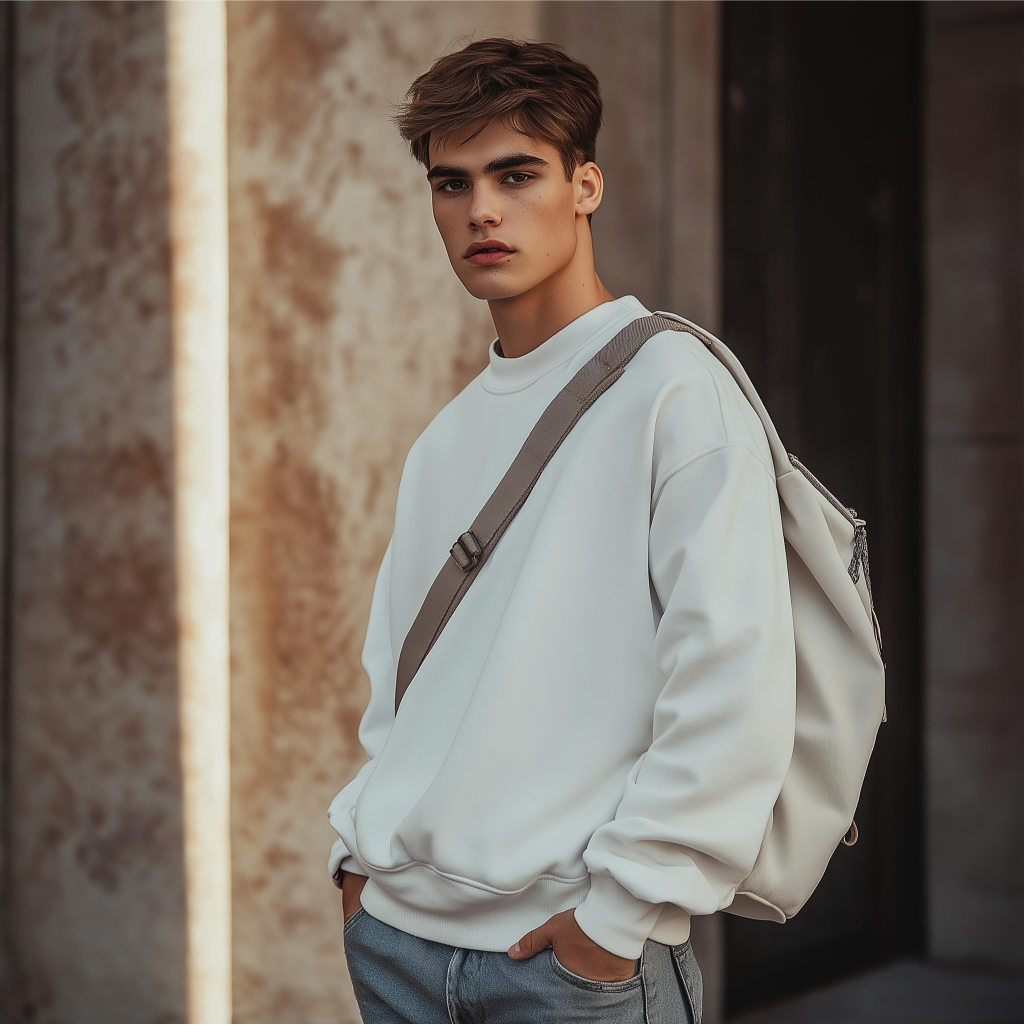 Classic crew neck sweatshirt