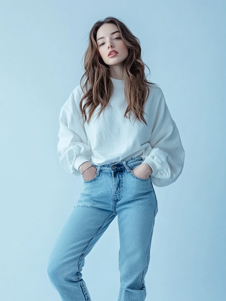 Classic Straight-Leg Jeans