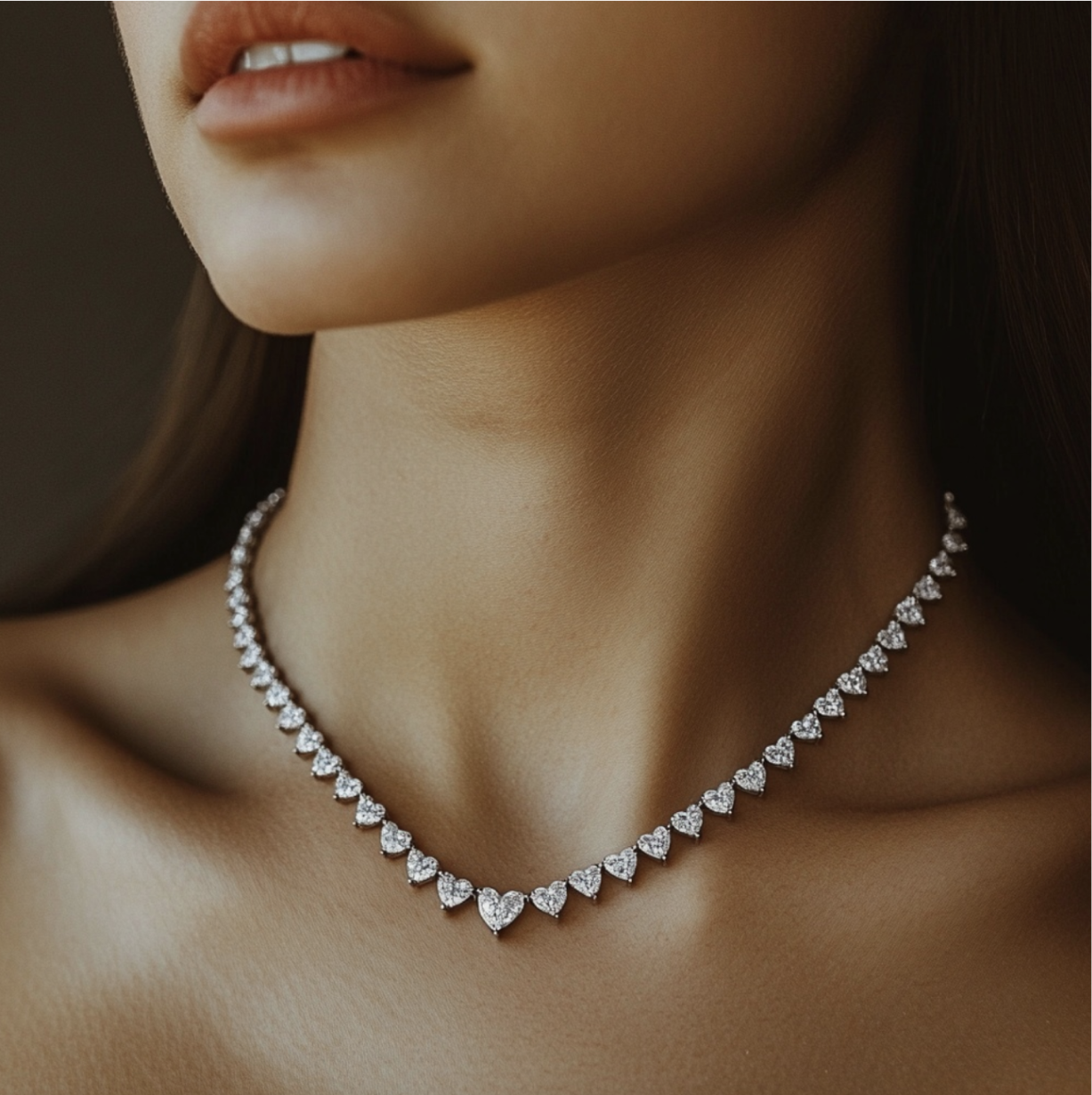 Heart Diamond Necklace