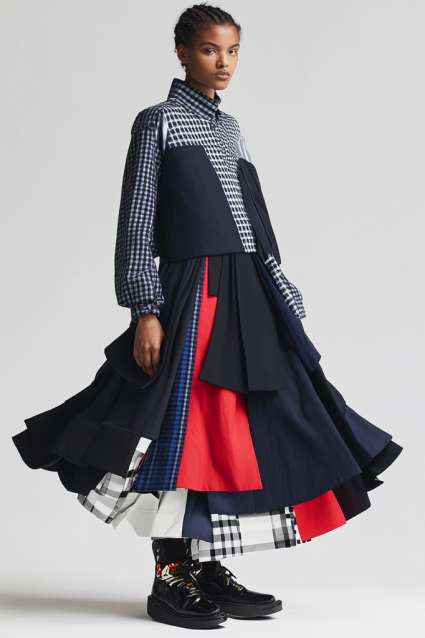 Floral Patterned Summer Skirt