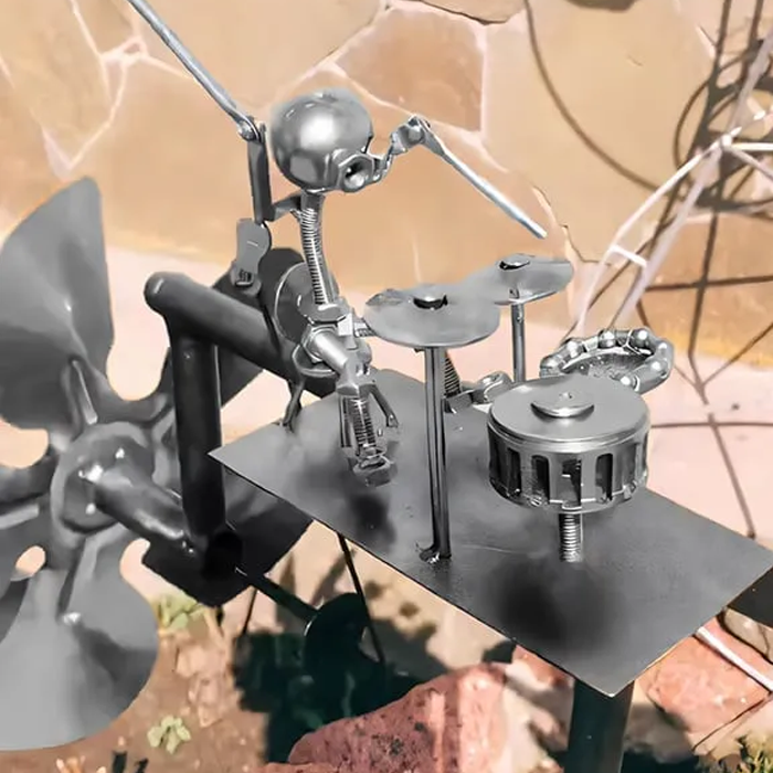🔥Last Day 50% OFF🥁Handmade Metal Rock Band Windmill🎁