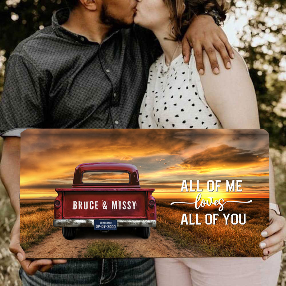 Custom Vintage Truck Farmhouse Canvas Gift💝