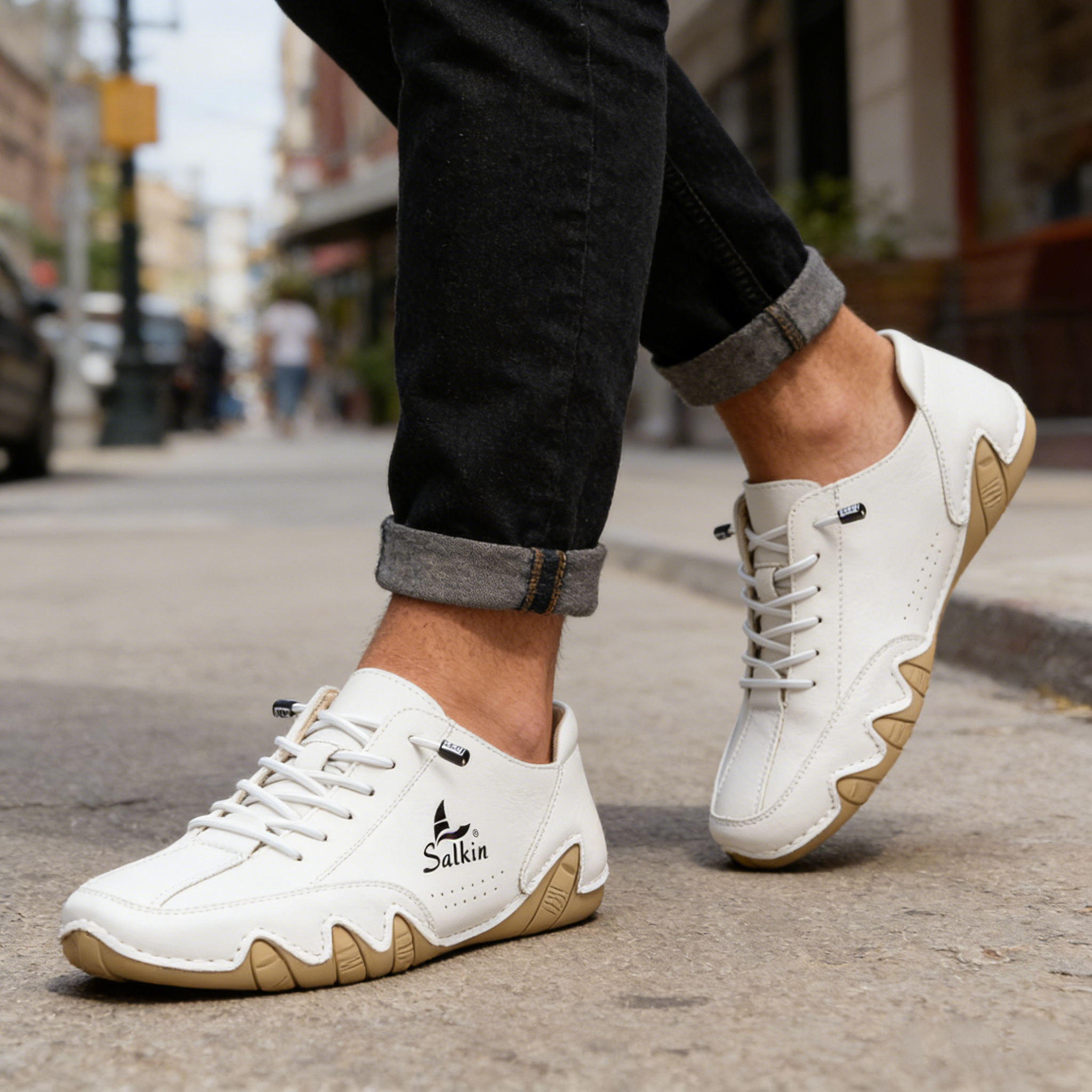 2026 Leather Casual Shoes Sneakers for Men Comfortable Summer Walking Designer Loafers Moccasin New In Luxury Sports Shoes