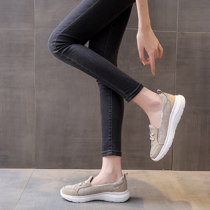 Orthopedic Women Shoes Breathable Slip On Arch Support Non-slip