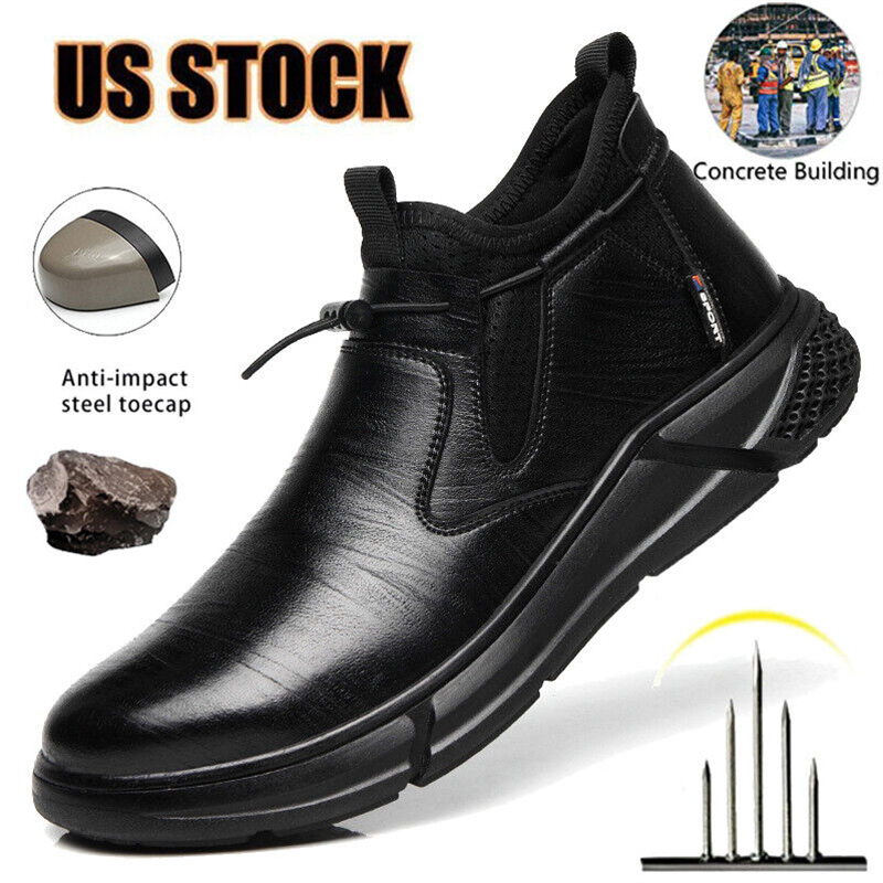 🏃👟48% OFF !!!🔥Last Hour!!🔥Men's Safety Steel Toe High-Strength materials Work Boots