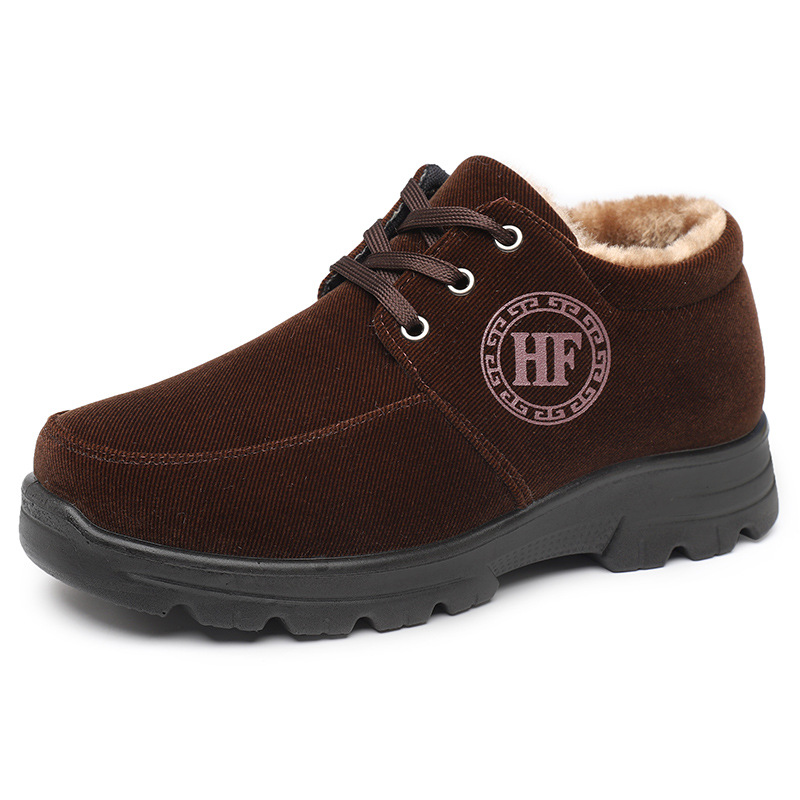 Men's Winter Comfortable Casual Plush Cotton Orthopedic Shoes