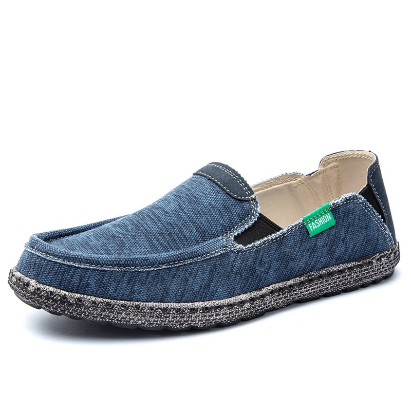 MEN'S COMFORTABLE SLIP-ON CASUAL SHOES WITH TIRE SOLES