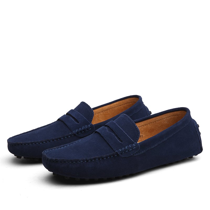 Men's Genuine Leather Comfortable Slip On Casual Shoes