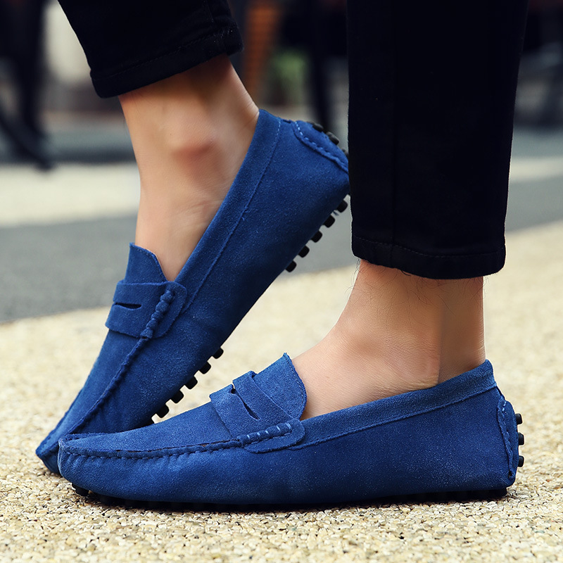 Men's Genuine Leather Comfortable Slip On Casual Shoes