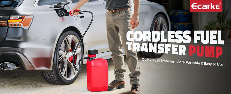 Cordless Fuel Transfer Pump Compatible with DeWalt 20V & Milwaukee 18V Batteries, Battery NOT Included, 3.2 GPM Portable Electric Gas Can Pump with 51'' Hose & 3 Adapters for Diesel Gasoline Oil Water Cordless Fuel Transfer Pump Compatible with DeWalt 20V & Milwaukee 18V Batteries, Battery NOT Included, 3.2 GPM Portable Electric Gas Can Pump with 51'' Hose & 3 Adapters for Diesel Gasoline Oil Water