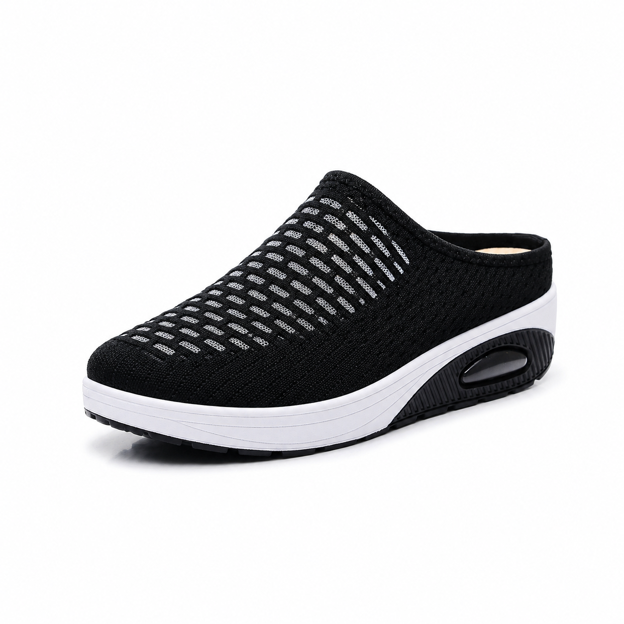 New Arrival✨Women's Air Cushioned Sole Slip-on Orthopedic Mesh Walking Slippers