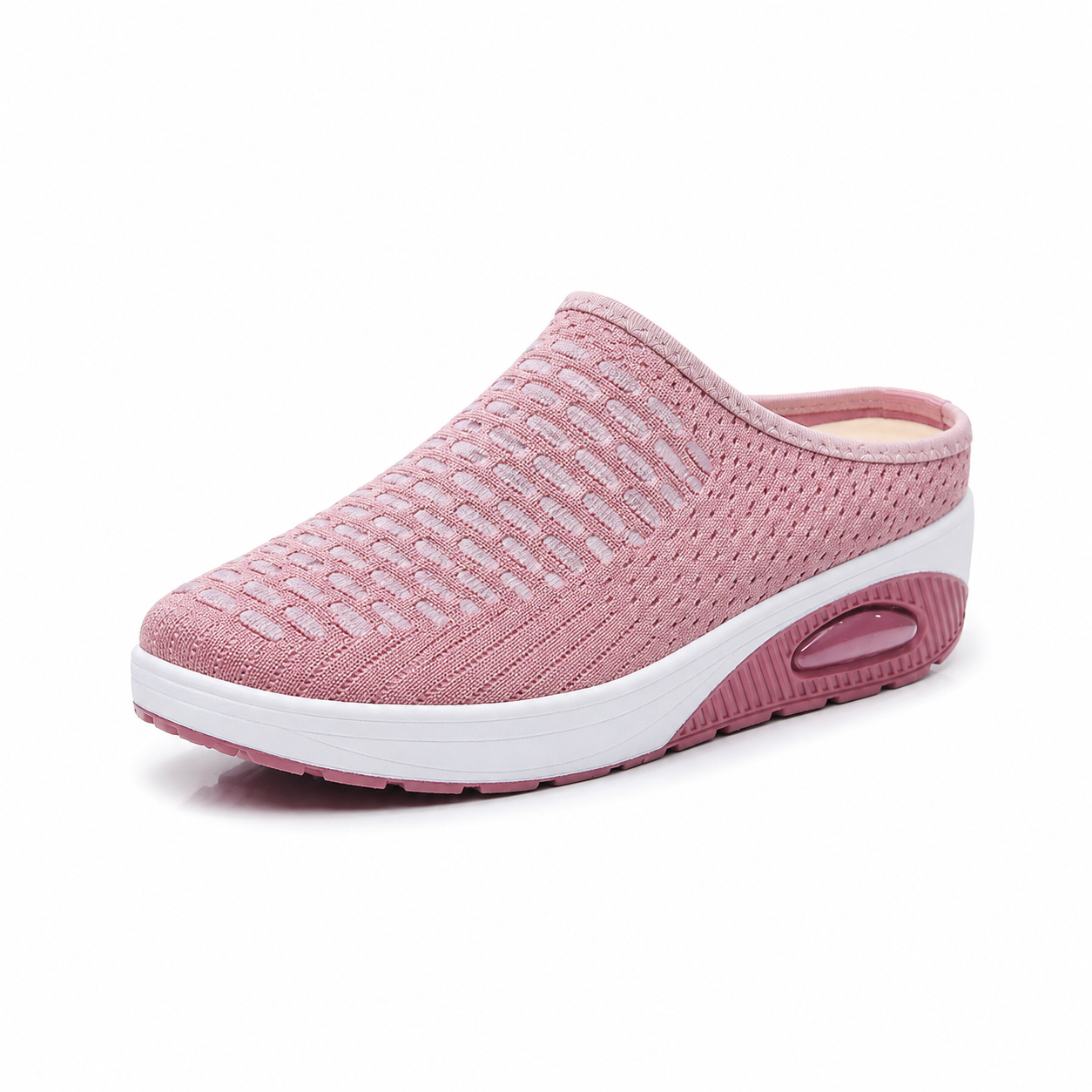New Arrival✨Women's Air Cushioned Sole Slip-on Orthopedic Mesh Walking Slippers