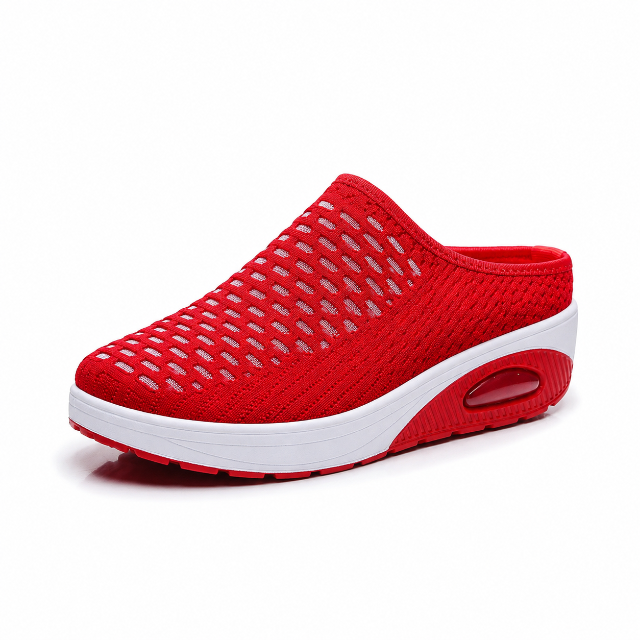 New Arrival✨Women's Air Cushioned Sole Slip-on Orthopedic Mesh Walking Slippers