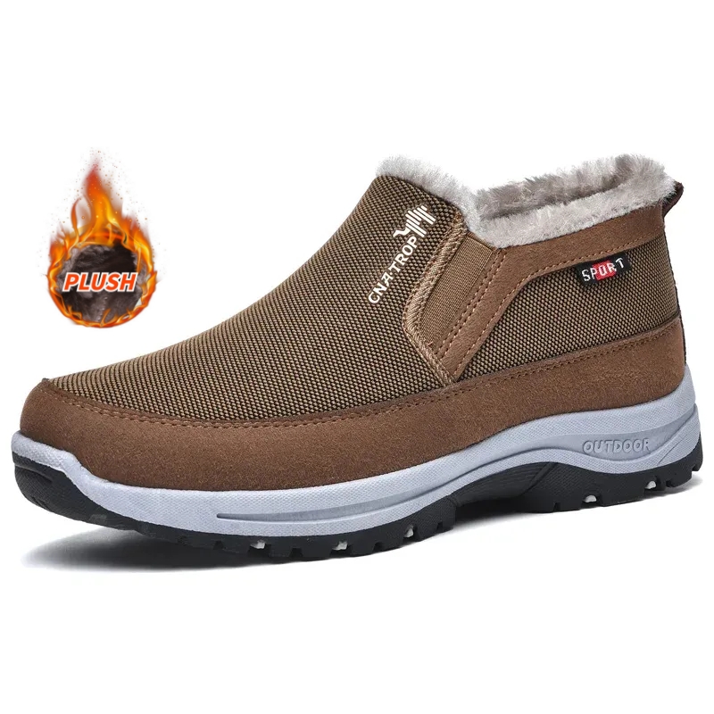 Men's Comfortable Breathable Walking Loafers Velvet shoes